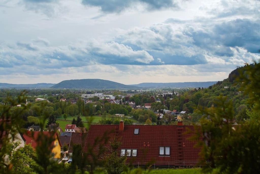 Ferienhaus Sonnenblick Entspannung Mit Sauna Kamin Und Balkon Sonneberg Exterior foto